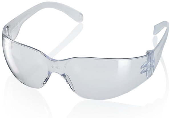 Economy clear lens safety glasses