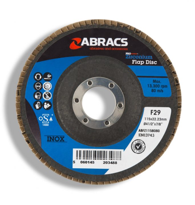 115mm x 60 Grit DPC Flap Grinding Disc - Heavy Metal Trade Tools